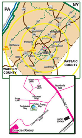 Sparta Truck Wash Location Map 3 Clean Engery Way, Sparta NJ 07871